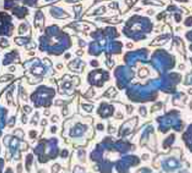 Floral Bleu